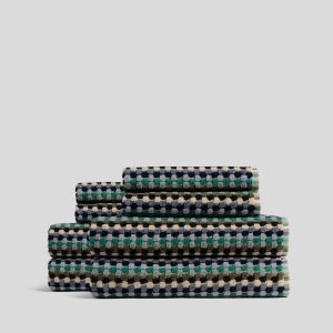 Parachute 4+4 Organic Mosaic Bath Bundle - Sea
