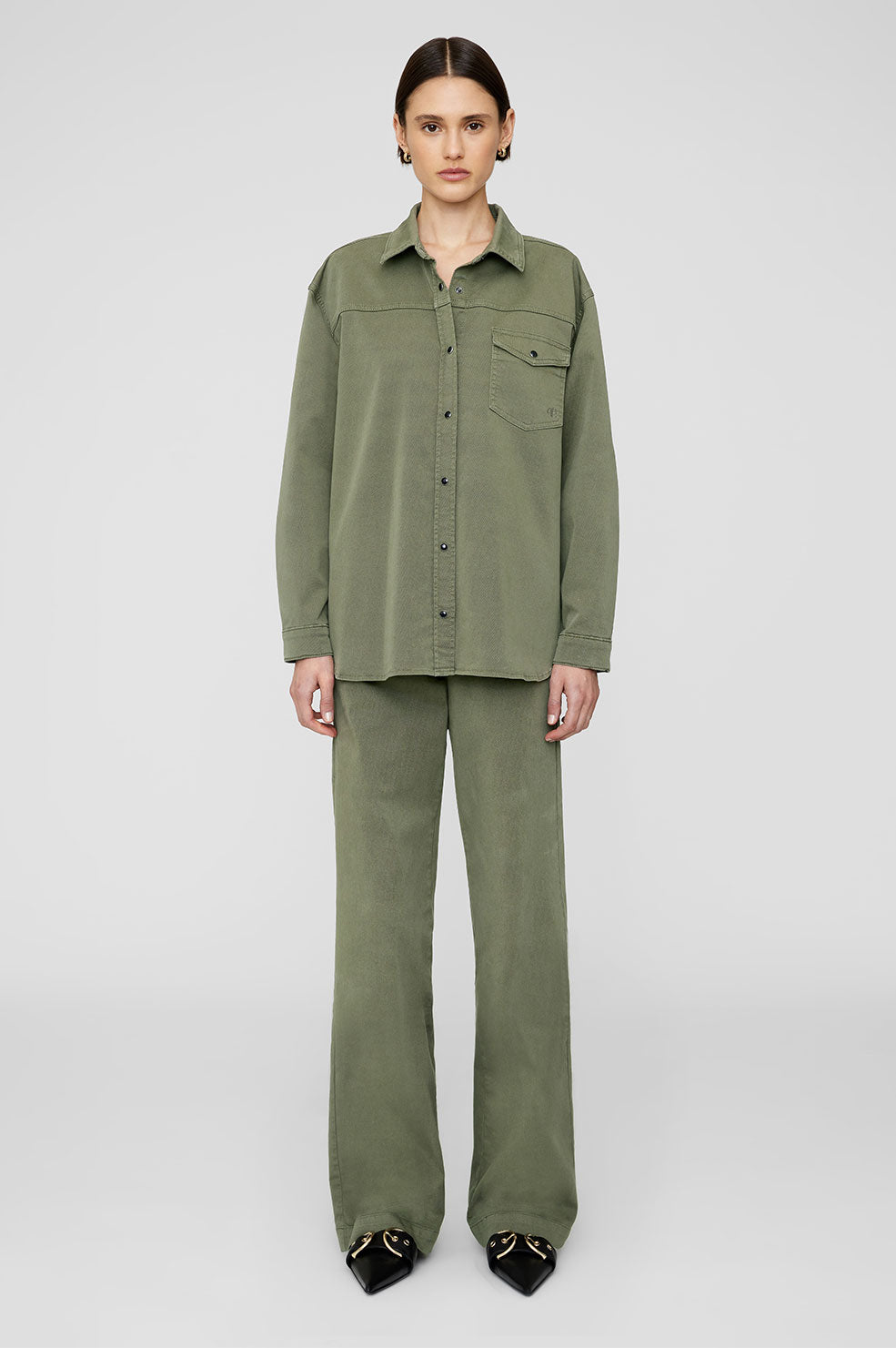 Anine Bing Koa Pant - Army Green