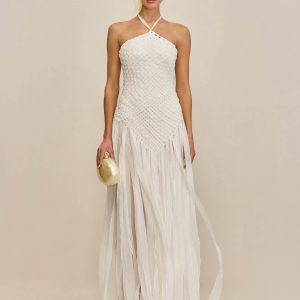 Cult Gaia AMBROSINE DRESS - OFF WHITE