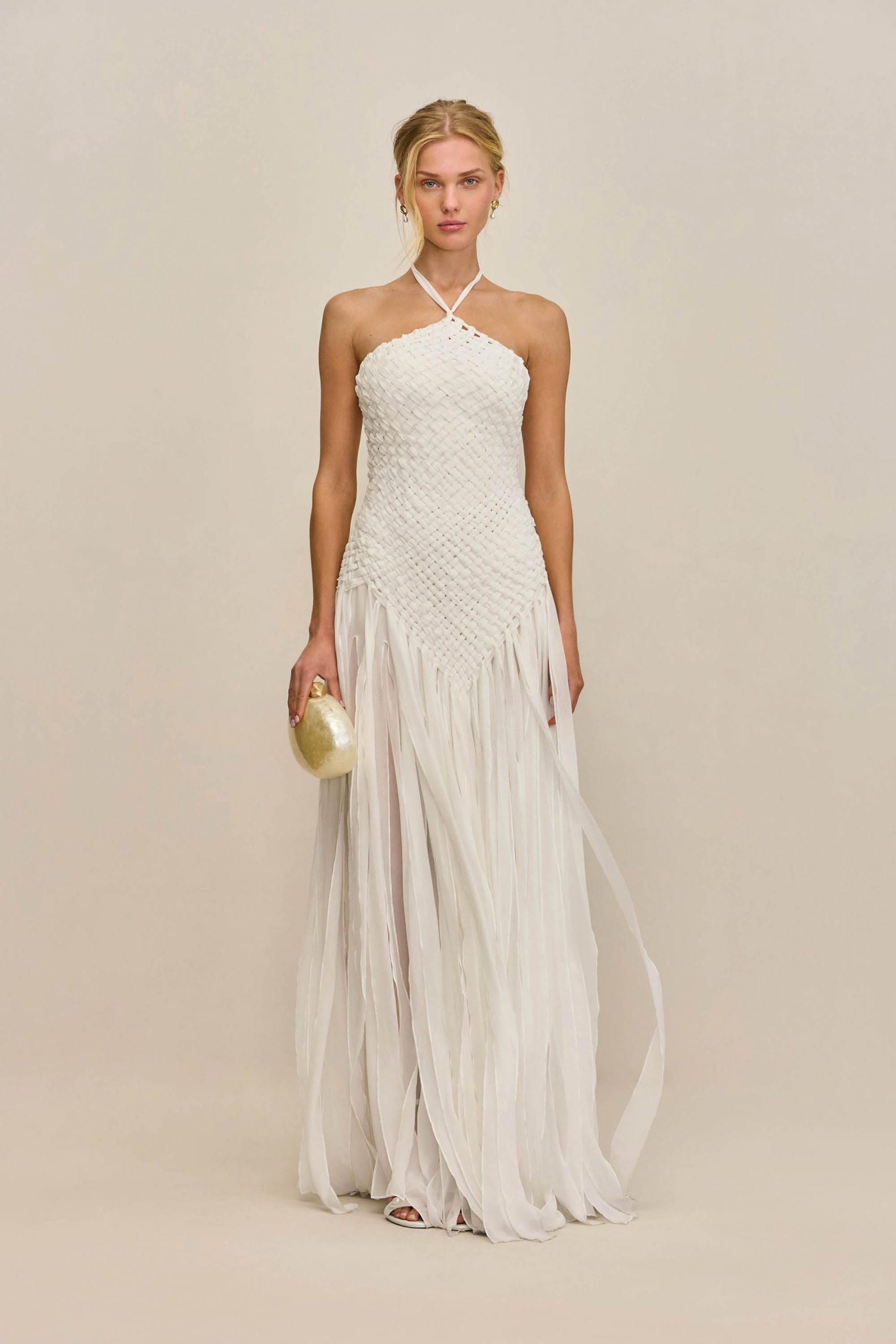 Cult Gaia AMBROSINE DRESS - OFF WHITE
