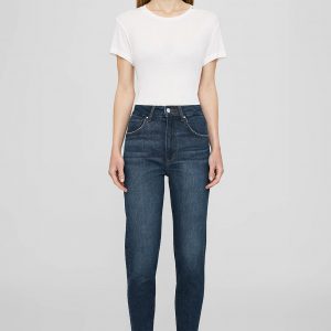 Anine Bing Amani Tee - Off White Cashmere Blend