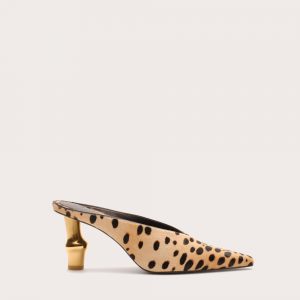 Cult Gaia LUNA MULE - CHEETAH