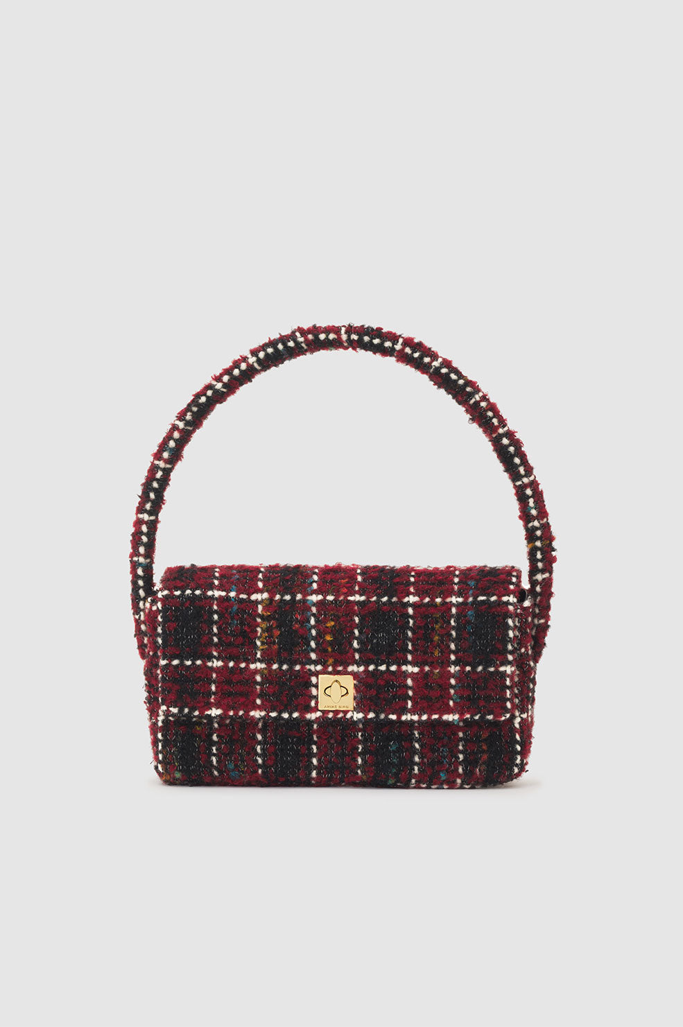 Anine Bing Nico Bag - Cherry Plaid