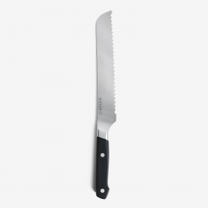 Misen 8" Serrated Knife (ACUTO440) - Black