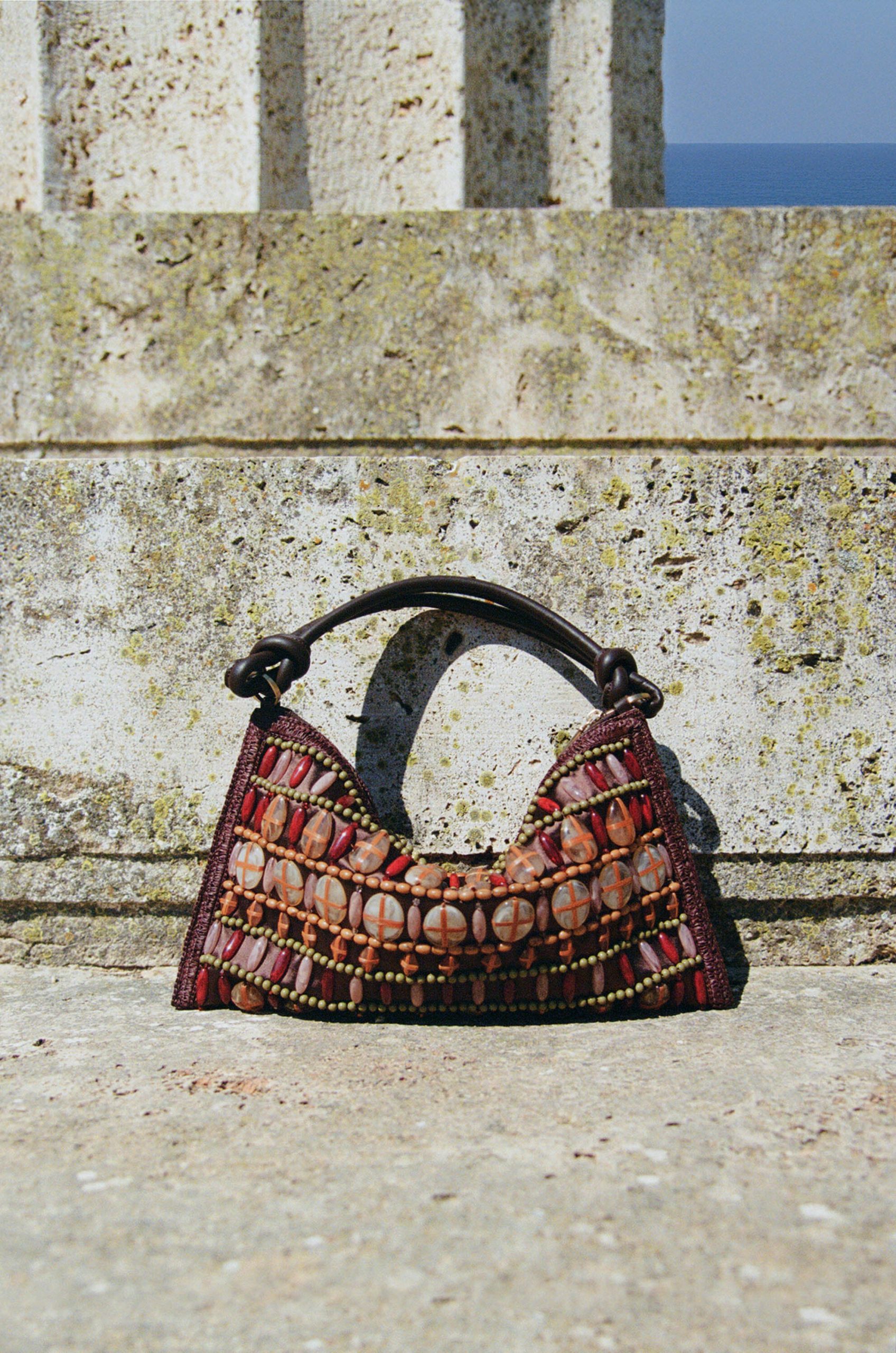 Cult Gaia HERA MINI SHOULDER BAG - LUWAK MULTI