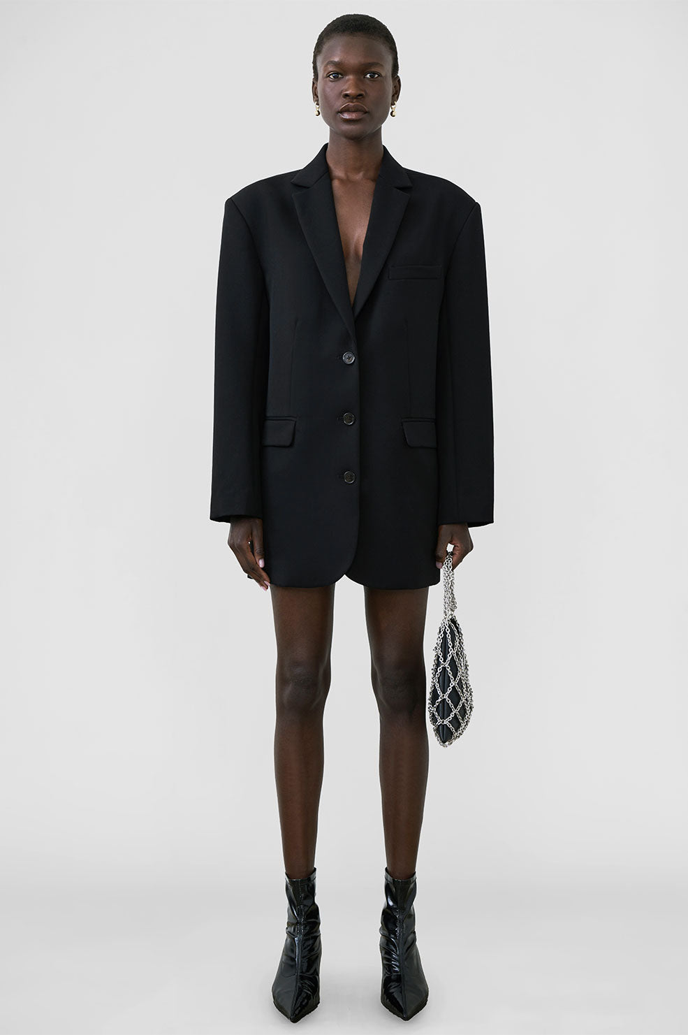 Anine Bing Quinn Dress - Black