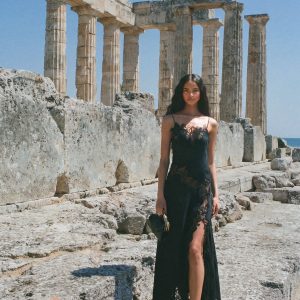 Cult Gaia ARCADIA GOWN - BLACK