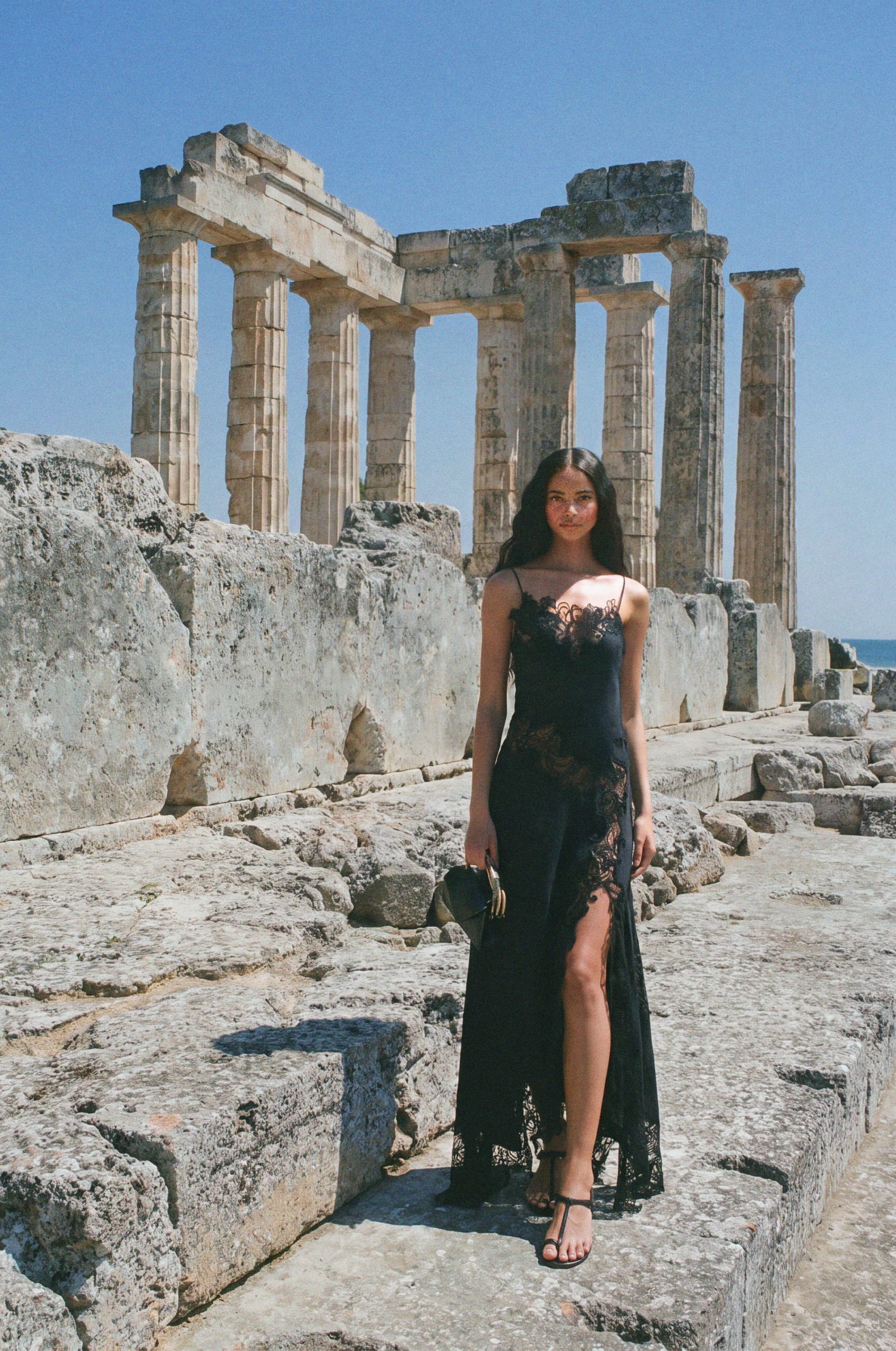 Cult Gaia ARCADIA GOWN - BLACK
