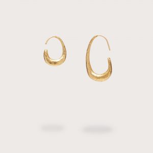 Cult Gaia ANALEIA MINI EARRING - GOLD FOILED WOOD