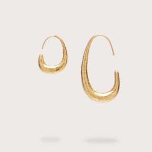 Cult Gaia ANALEIA EARRING - GOLD FOILED WOOD