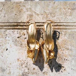 Cult Gaia CALLA PUMP - BRASS
