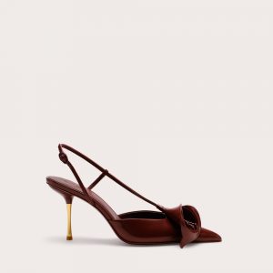 Cult Gaia CALLA PUMP - WINTER PLUM