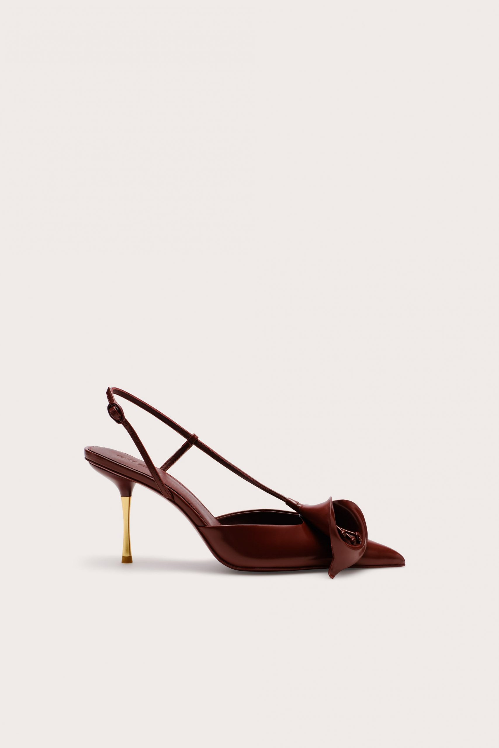 Cult Gaia CALLA PUMP - WINTER PLUM