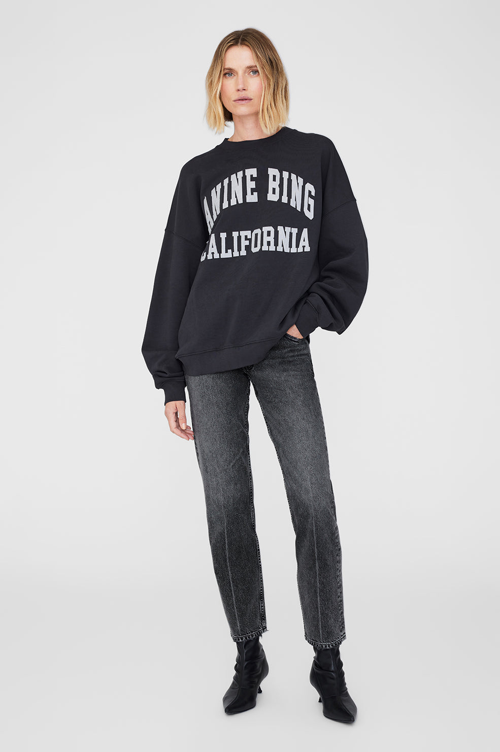 Miles Sweatshirt Anine Bing - Vintage Black
