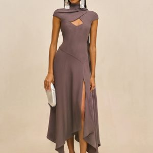 Cult Gaia CECILY DRESS - WARM HAZE