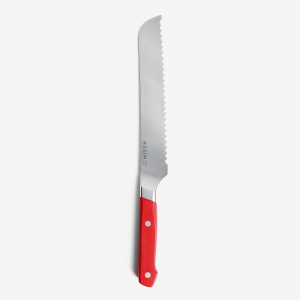 Misen 8" Serrated Knife (ACUTO440) - Red