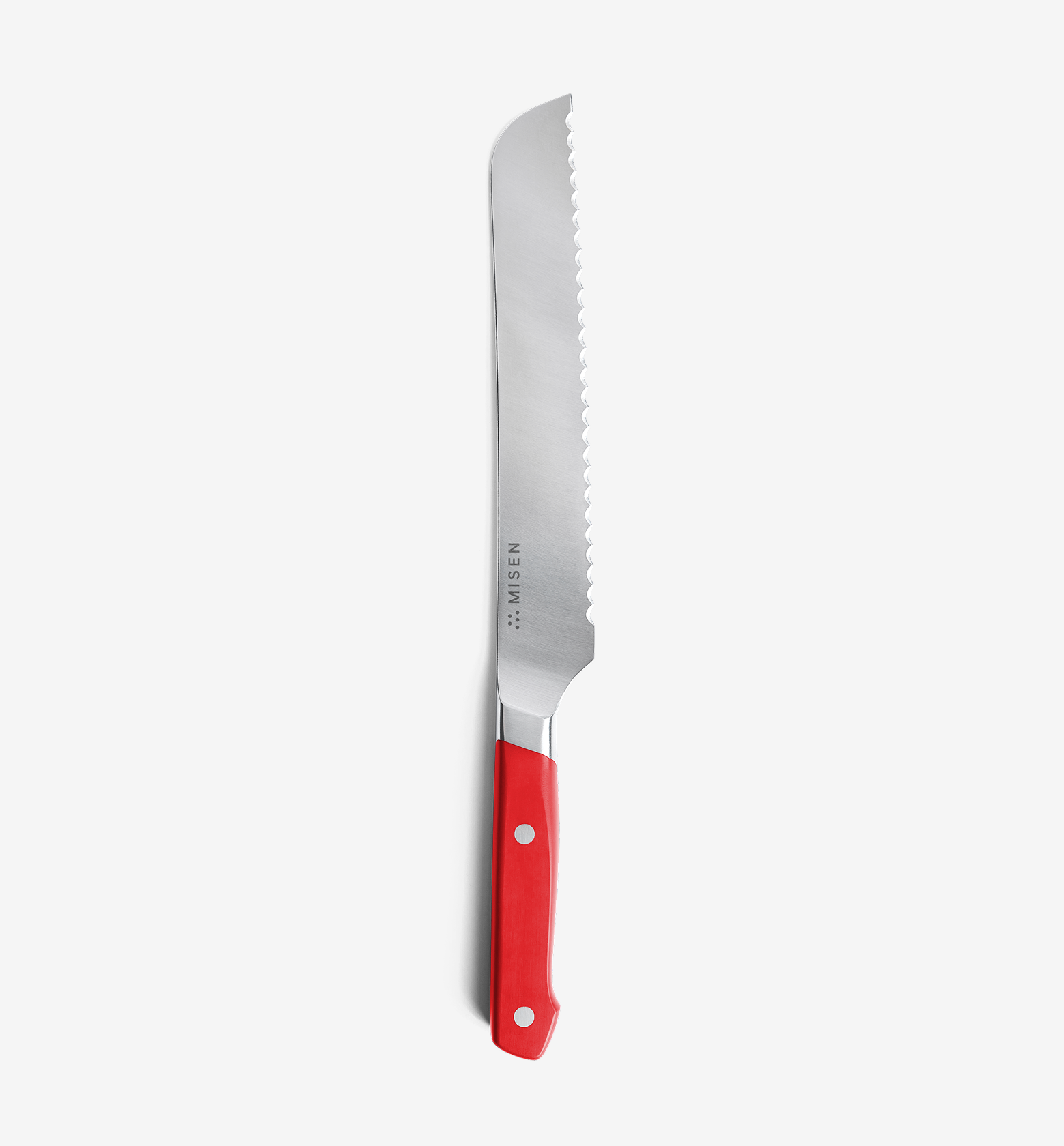 Misen 8" Serrated Knife (ACUTO440) - Red