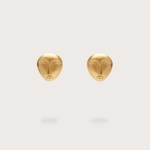 Cult Gaia EVE EARRING - BRUSHED BRASS