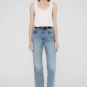 Anine Bing Vin Jean - Paint Pacific Blue