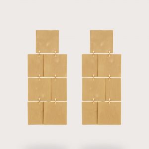 Cult Gaia EVELIS EARRING - BRUSHED BRASS