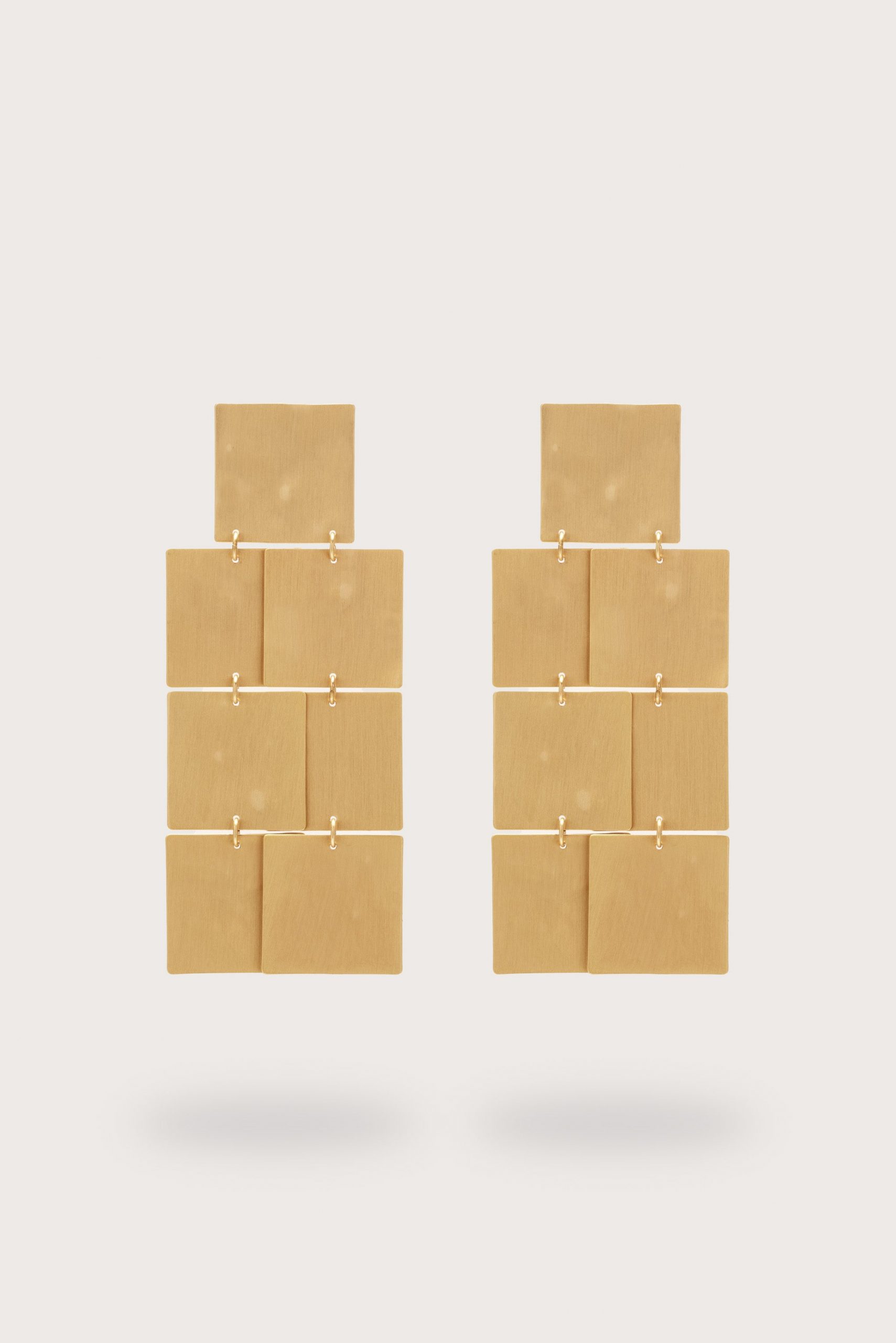 Cult Gaia EVELIS EARRING - BRUSHED BRASS