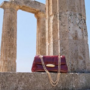 Cult Gaia FIORE CONVERTIBLE CROSSBODY BAG - WINTER PLUM