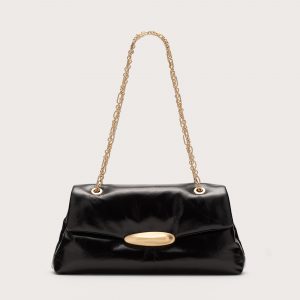 Cult Gaia FIORE CONVERTIBLE CROSSBODY BAG - BLACK