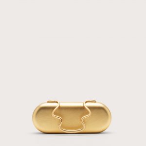 Cult Gaia ILARIA CLUTCH - BRASS