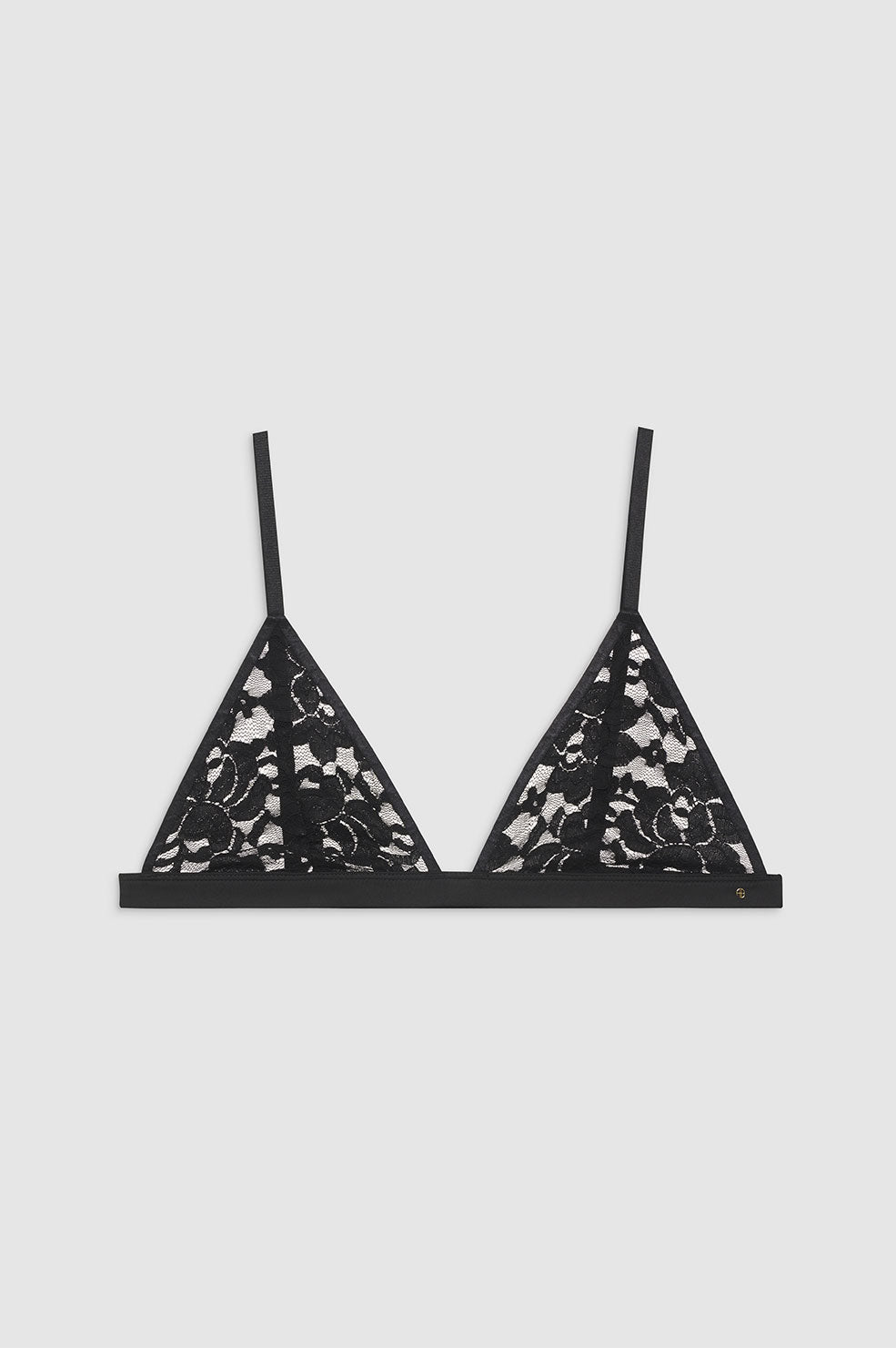 Anine Bing Eldra Bralette - Black Floral