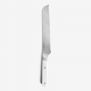 Misen 8" Serrated Knife (ACUTO440) - White
