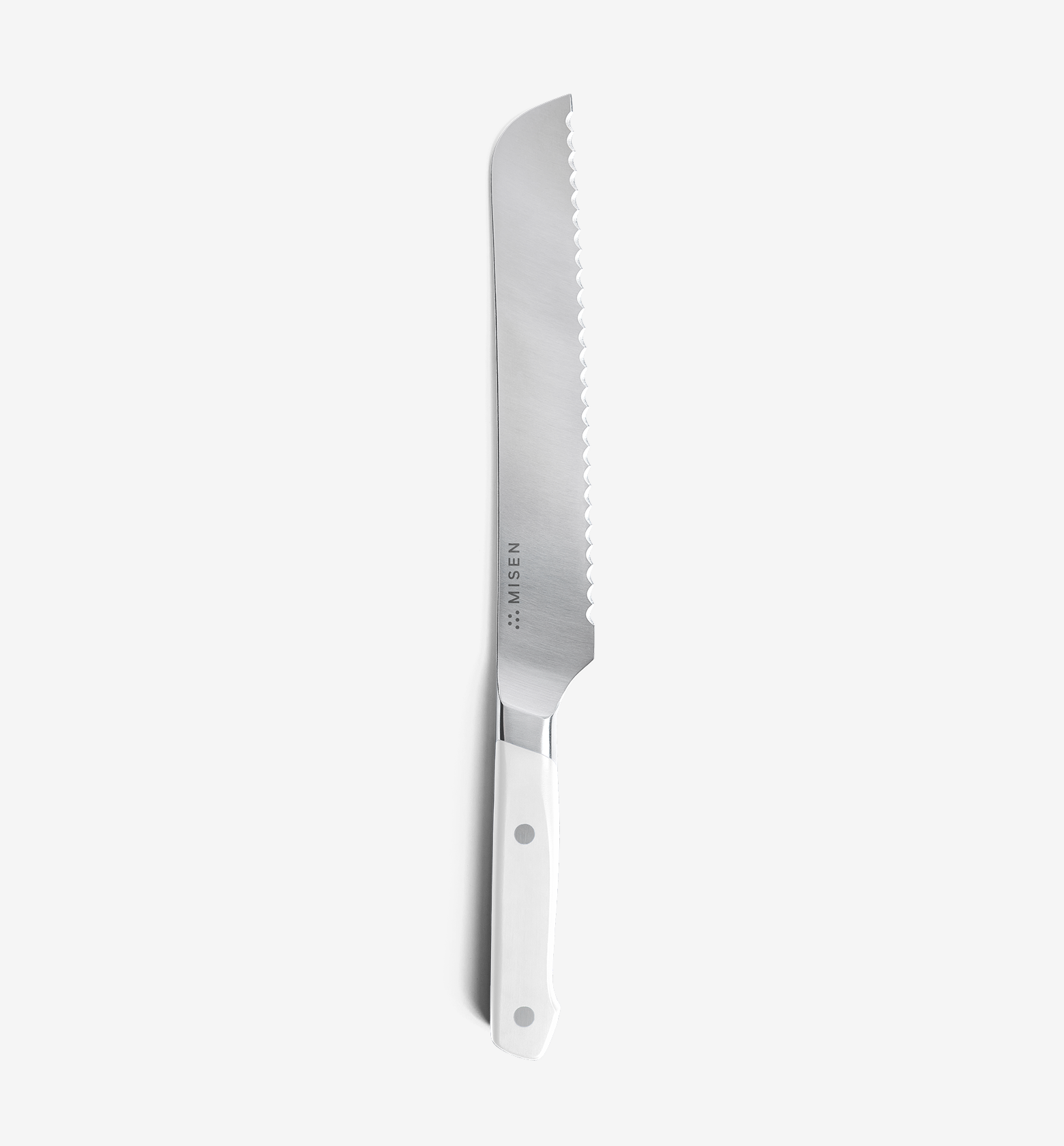 Misen 8" Serrated Knife (ACUTO440) - White