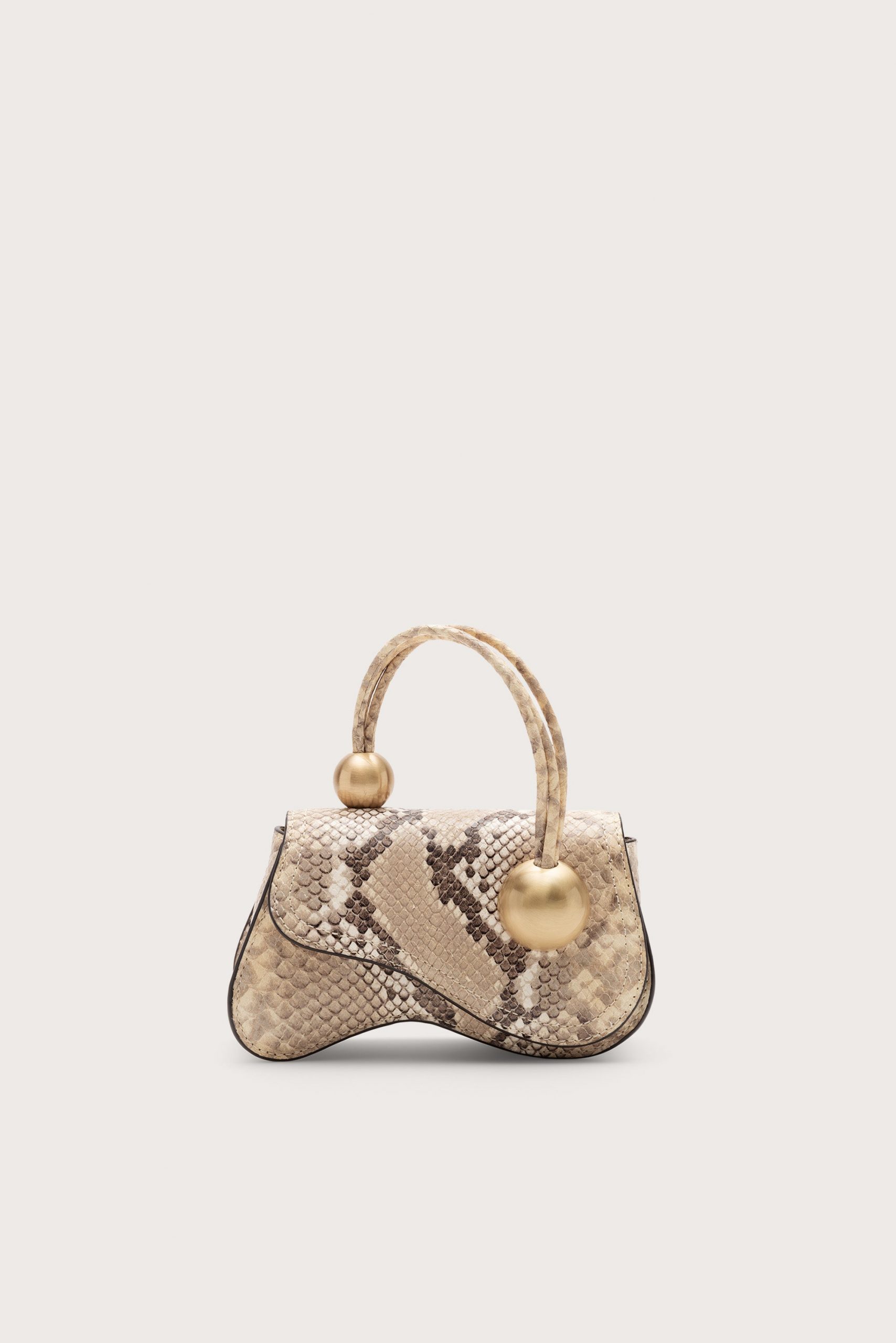 Cult Gaia KAZIA NANO CROSSBODY BAG - FADED PYTHON