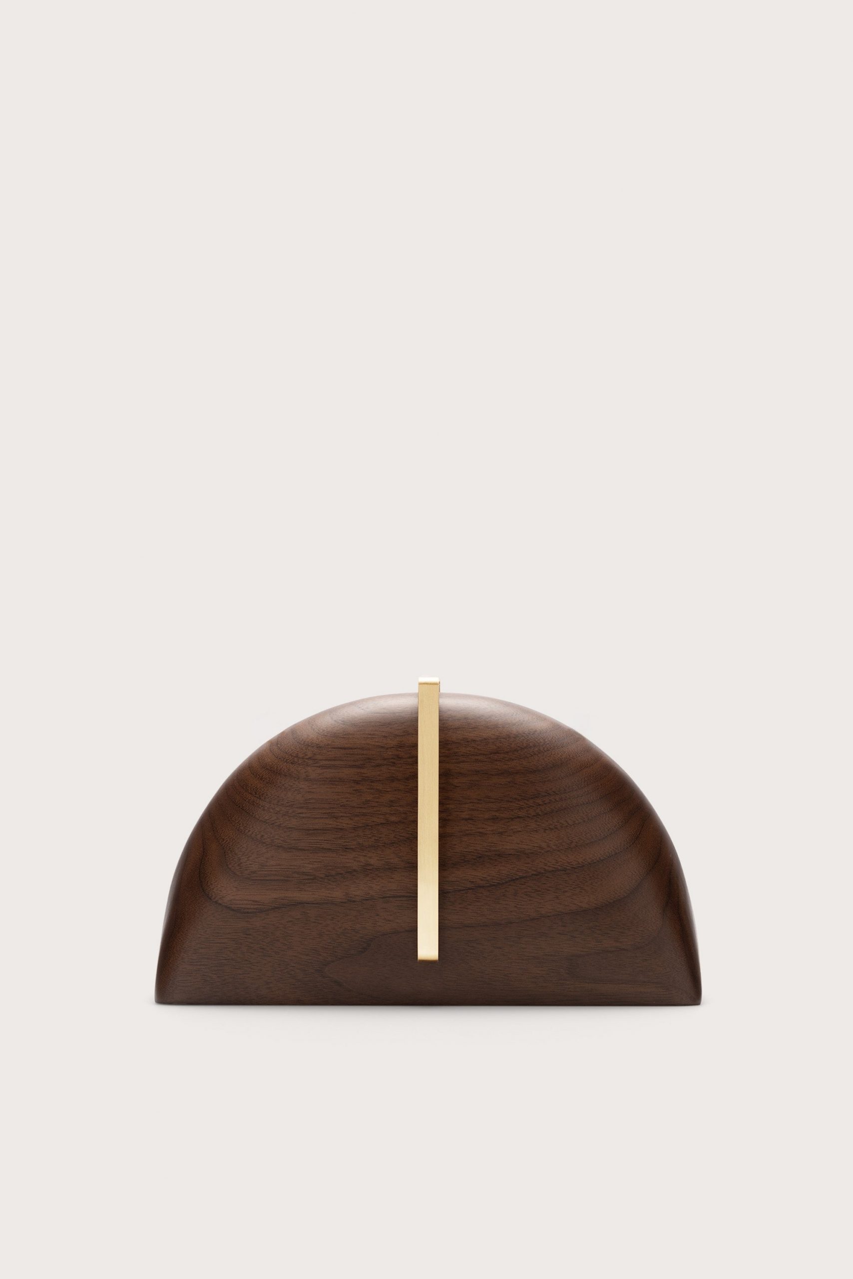 Cult Gaia LAGUNA CLUTCH - WALNUT