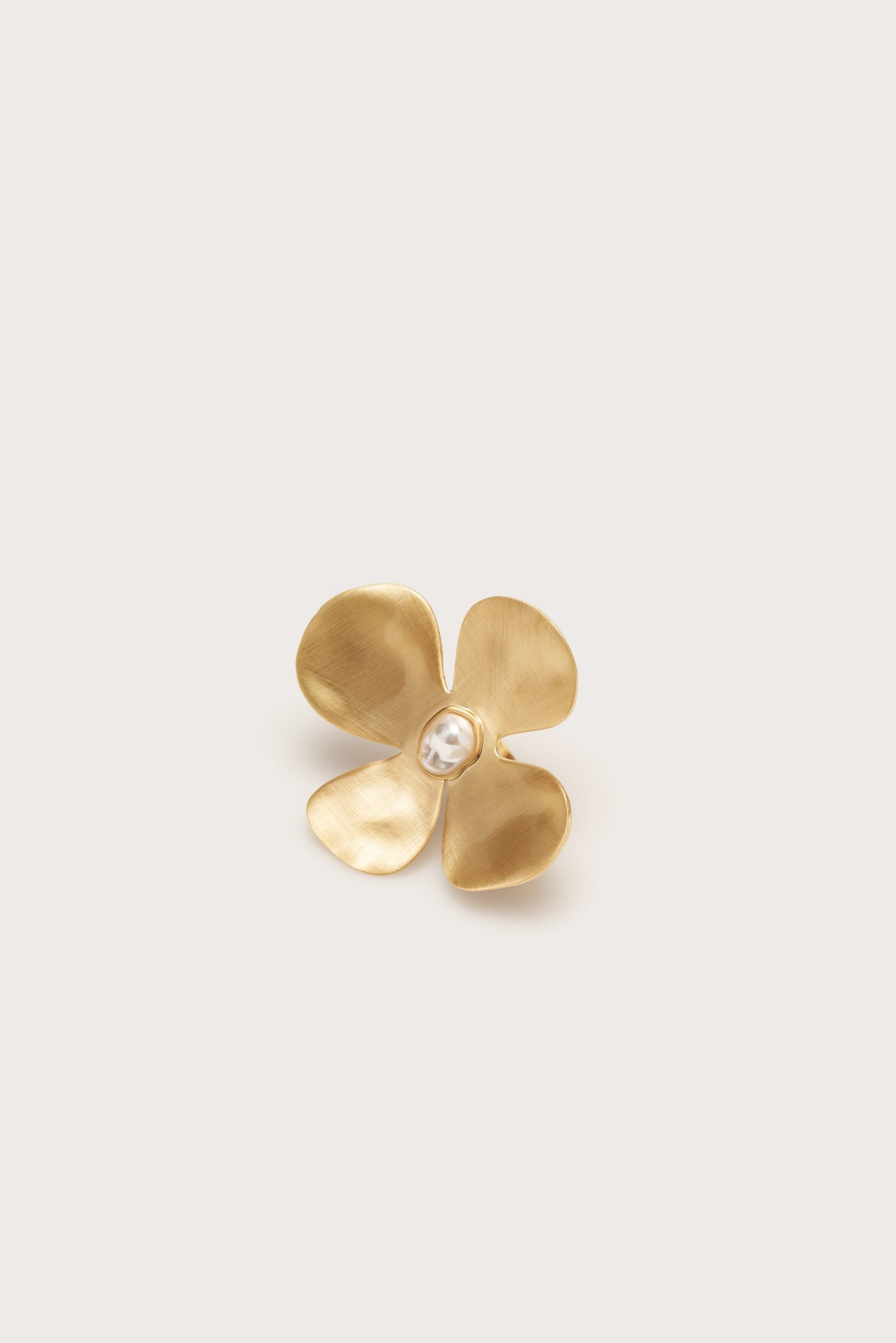 Cult Gaia LUCKY RING - BRUSHED BRASS