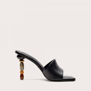 Cult Gaia MAHINA SANDAL - BLACK