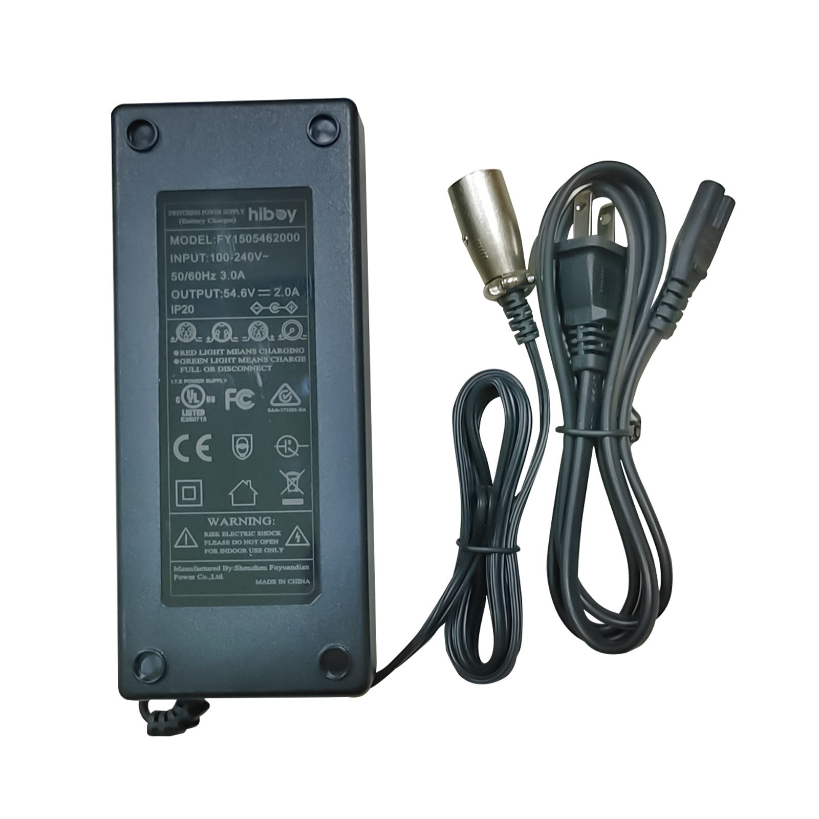Hiboy EX6/EX6F/P7 Electric Bike Charger