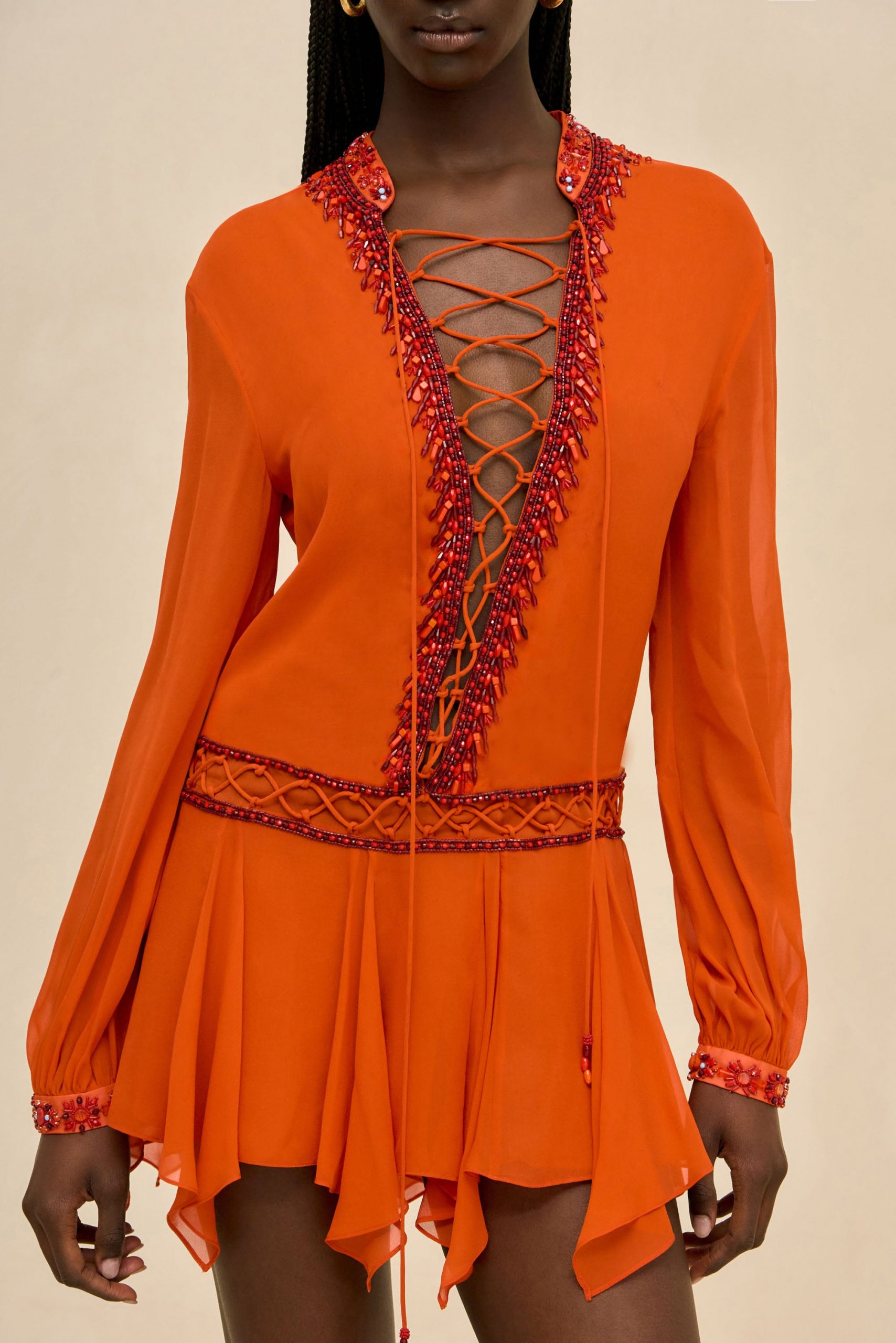 Cult Gaia MIMAS DRESS - PEPPER