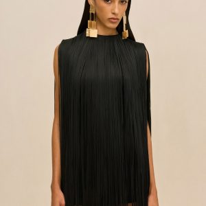 Cult Gaia MONICA DRESS - BLACK
