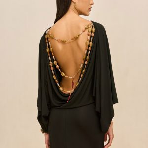 Cult Gaia PALLANA GOWN - BLACK