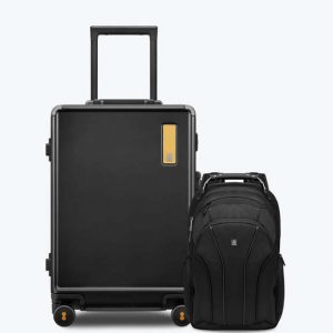 Level8 Hegent Luggage and Atlas Laptop Backpack Set