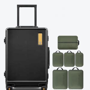 Level8 Hegent Luggage & 6 Packing Cubes Combo