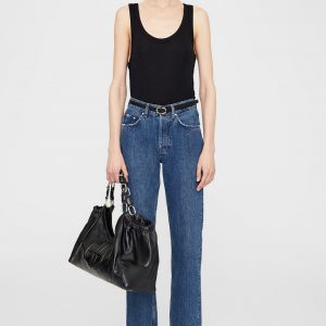 Anine Bing Brine Tank - Black Cashmere Blend