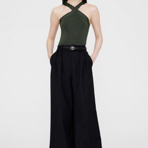 Anine Bing Brea Top - Dark Olive