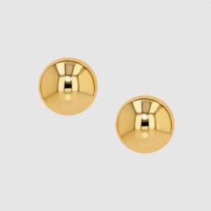 Anine Bing Large Dome Earrings - Gold
