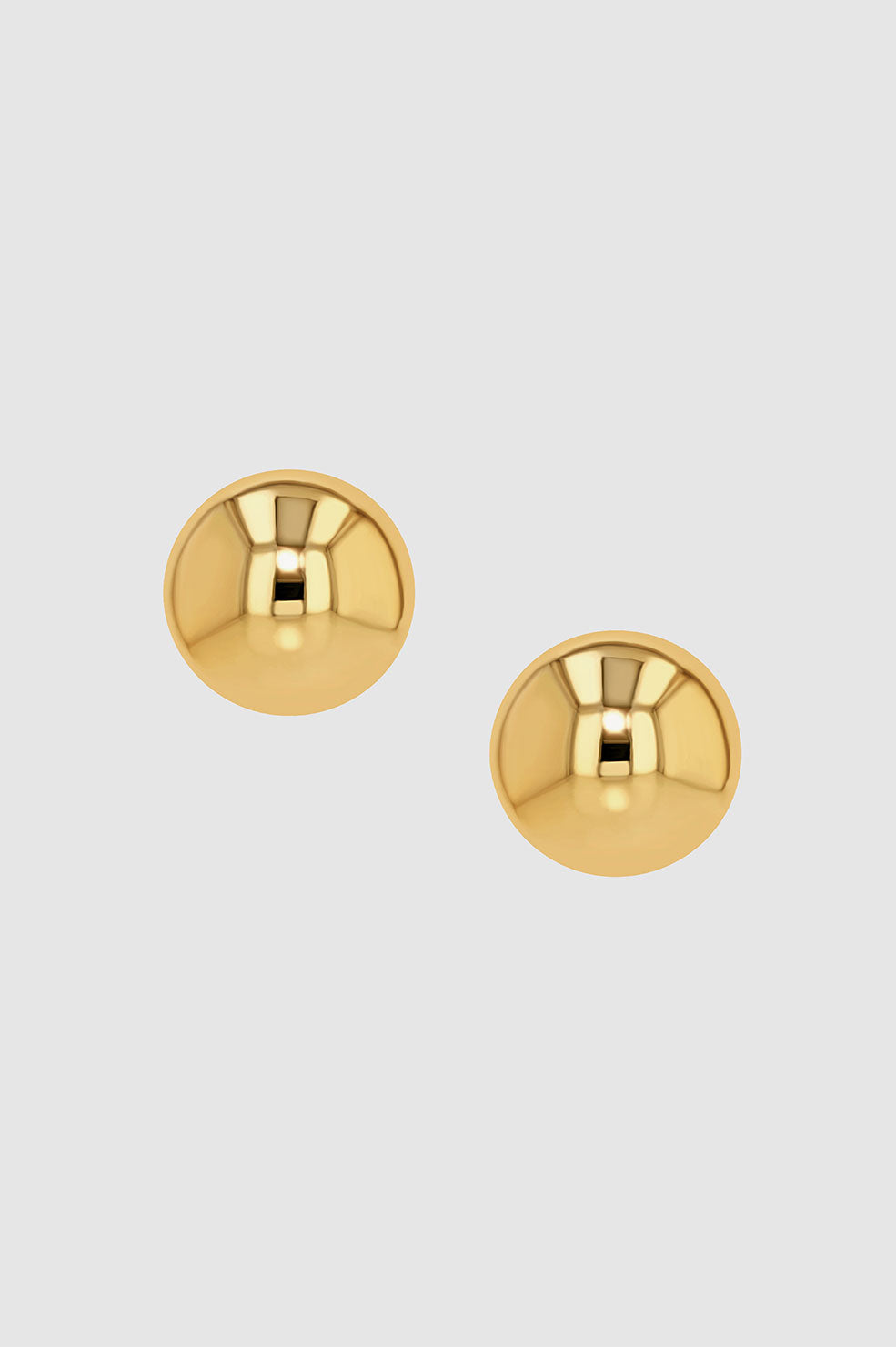 Anine Bing Large Dome Earrings - Gold
