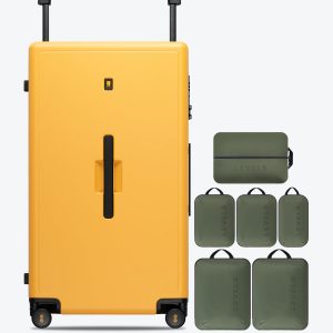 Level8 Voyageur Luggage & 6 Packing Cubes Combo
