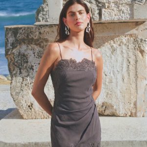 Cult Gaia TING DRESS - WARM HAZE