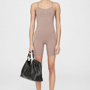 Anine Bing Val Short One Piece - Washed Iron