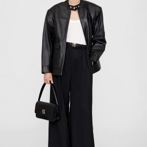 Anine Bing Henry Jacket - Black Leather