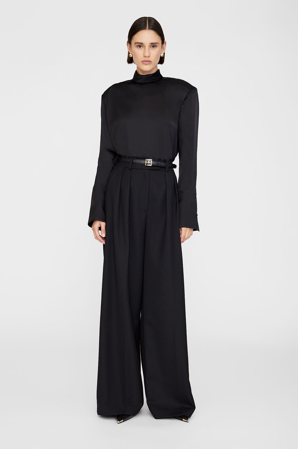Anine Bing Josephine Top - Black